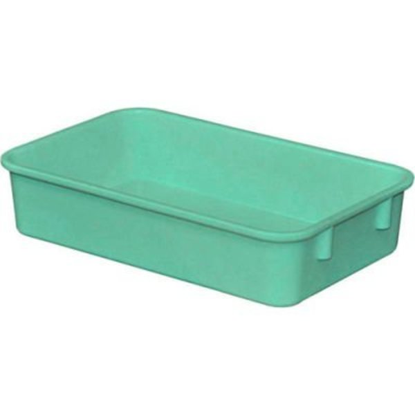 Mfg Tray Molded Fiberglass Toteline Nesting Tote 922108 - 9-3/4"L x 6-1/8"W x 2-1/8"H, Green 9221085113